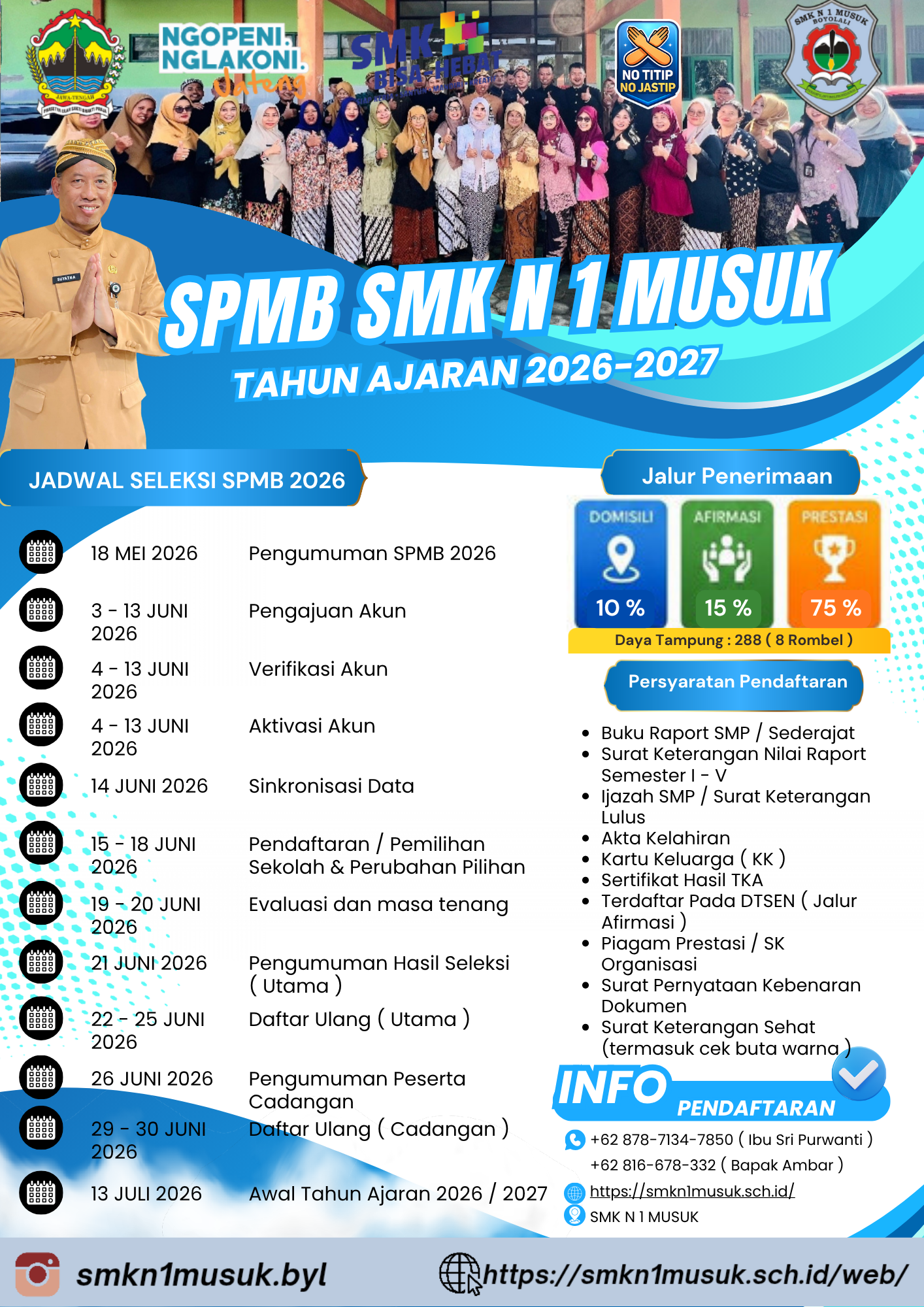 Biru dan Putih Modern Selebaran Sekolah Penerimaan Siswa Baru (1)